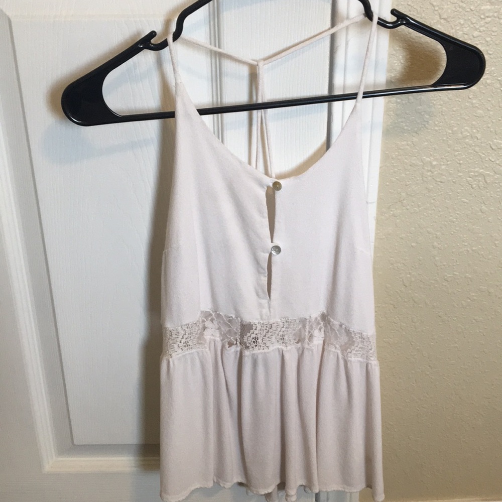 white tank top